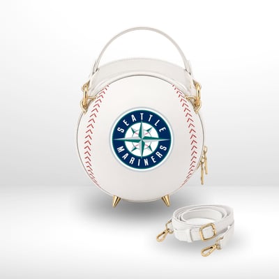 Seattle Mariners by Jill Martin Baseball Crossbody Fan Bag