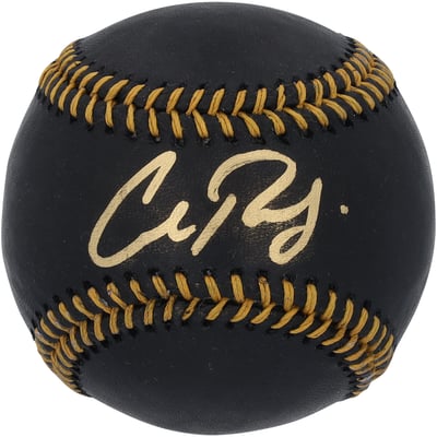 Cal Raleigh Seattle Mariners Autographed Fanatics Authentic Black Leather Baaseball 