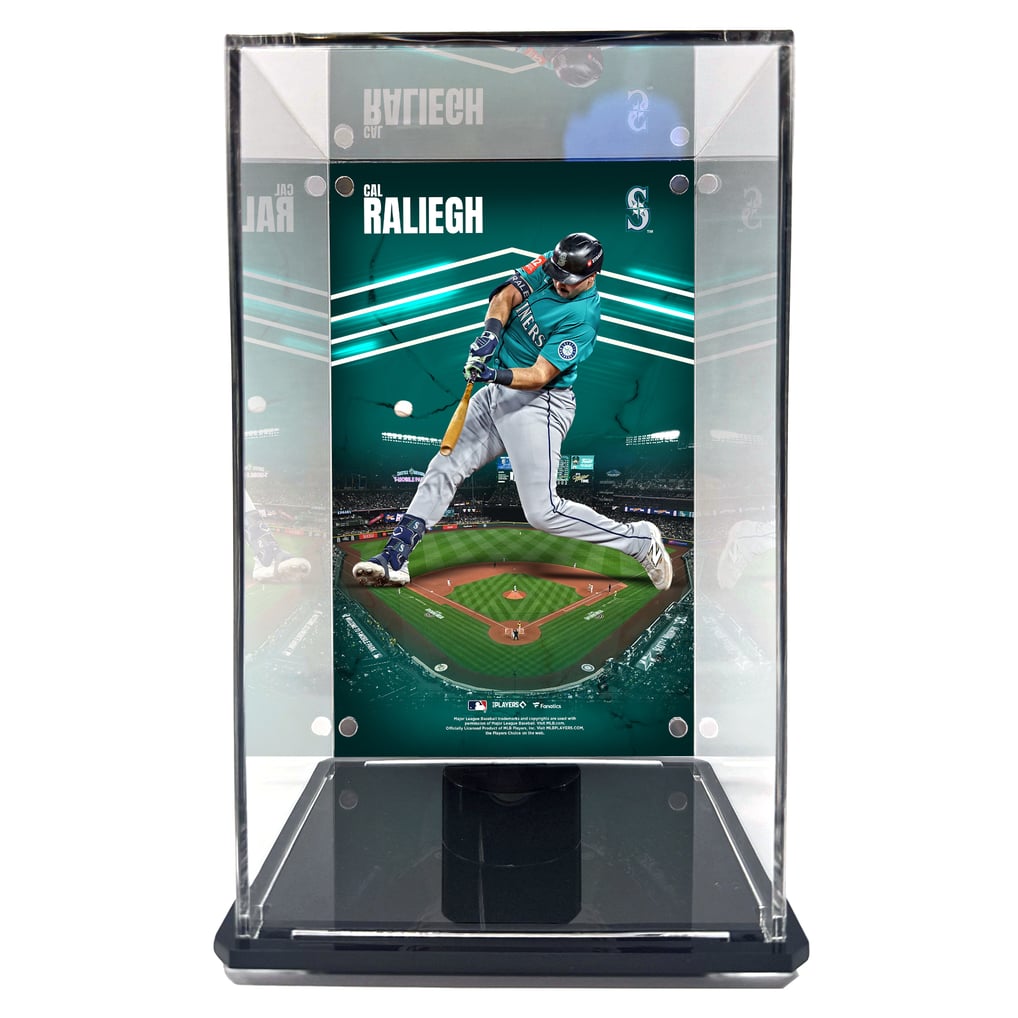 Cal Raleigh Seattle Mariners Fanatics Authentic Tall Baseball Display Case with Image
