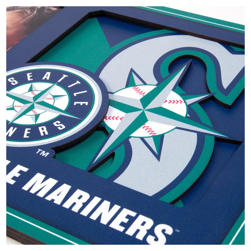 Seattle Mariners Fanpoint 3D Logo Series Picture Frame