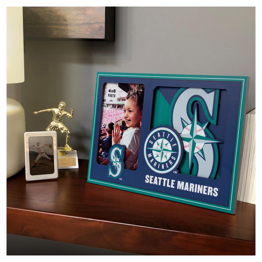 Seattle Mariners Fanpoint 3D Logo Series Picture Frame