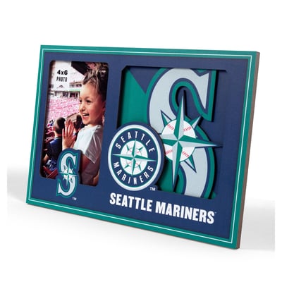 Seattle Mariners Fanpoint 3D Logo Series Picture Frame