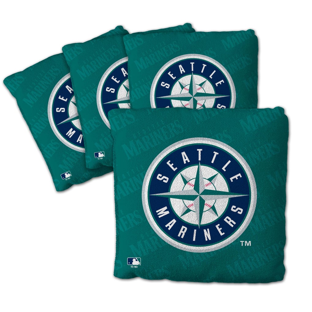 Seattle Mariners Fanpoint Four-Piece Cornhole Bag Set