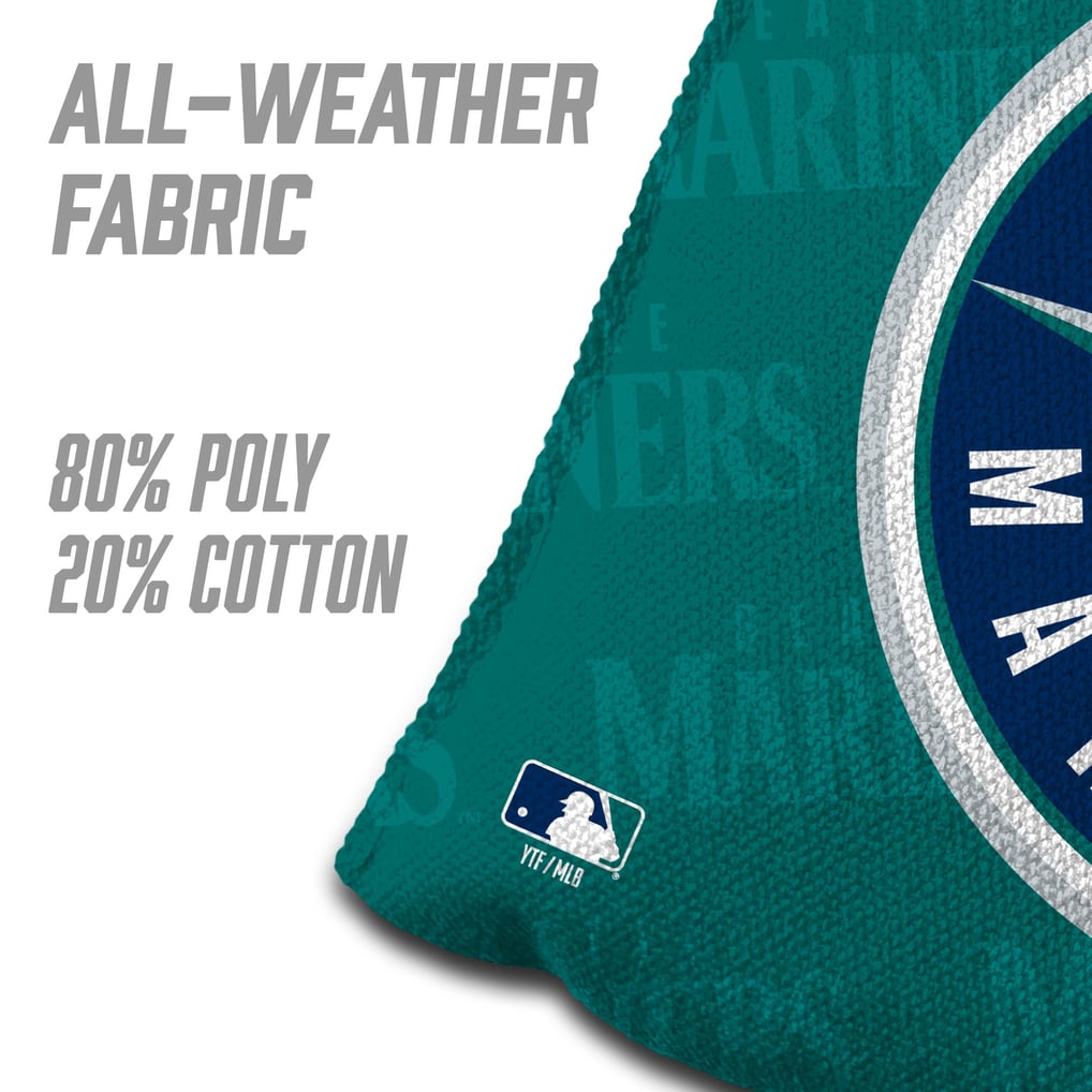 Seattle Mariners Fanpoint Four-Piece Cornhole Bag Set