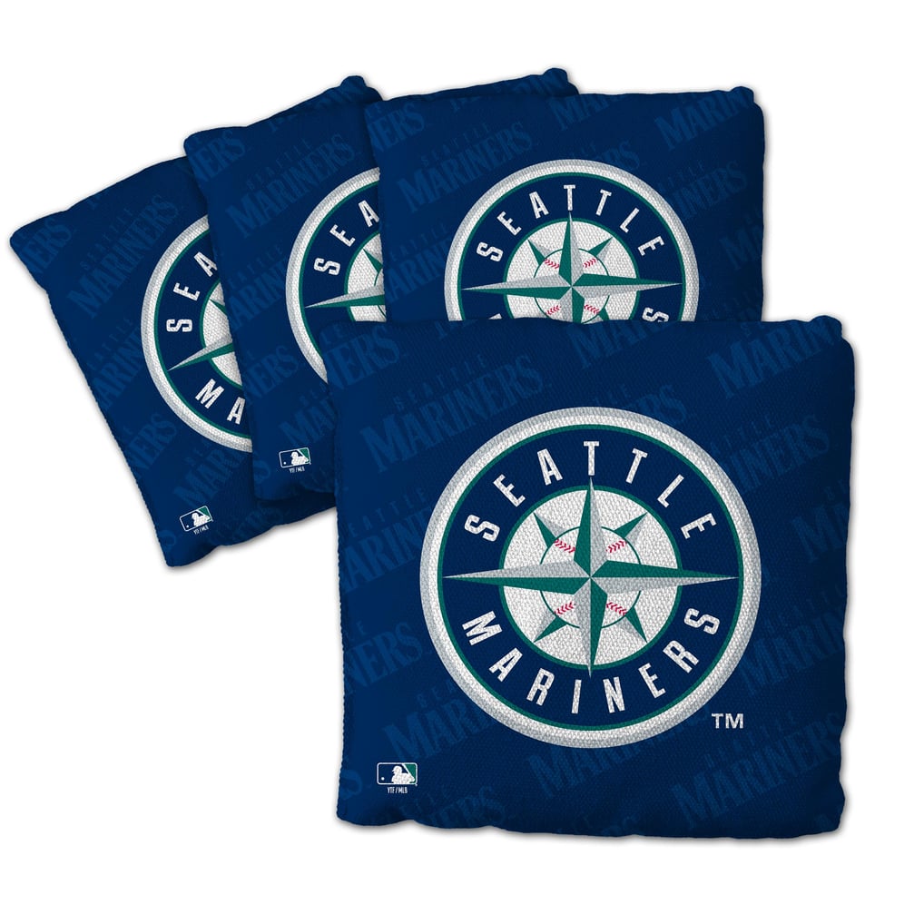 Seattle Mariners Fanpoint Four-Piece Cornhole Bag Set