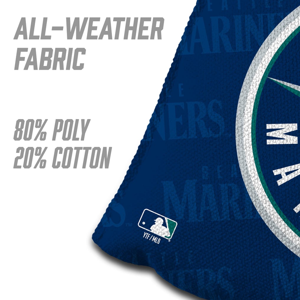 Seattle Mariners Fanpoint Four-Piece Cornhole Bag Set