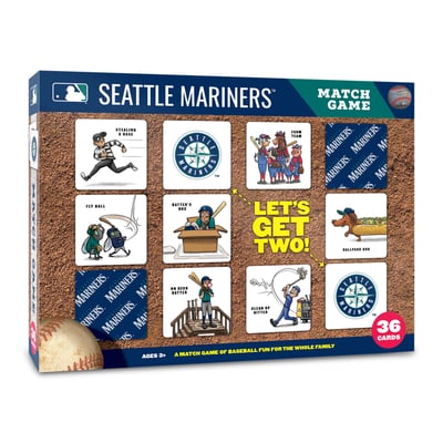 Seattle Mariners Fanpoint Licensed Memory Match Game