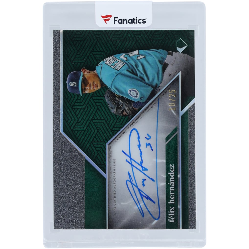 Felix Hernandez Seattle Mariners Autographed 2024 Topps Diamond 