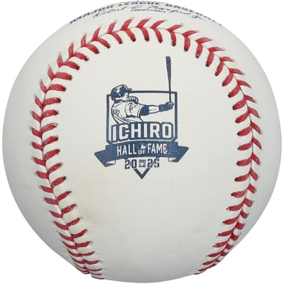Ichiro Suzuki Rawlings 2025 Hall of Fame Logo Baseball with Case