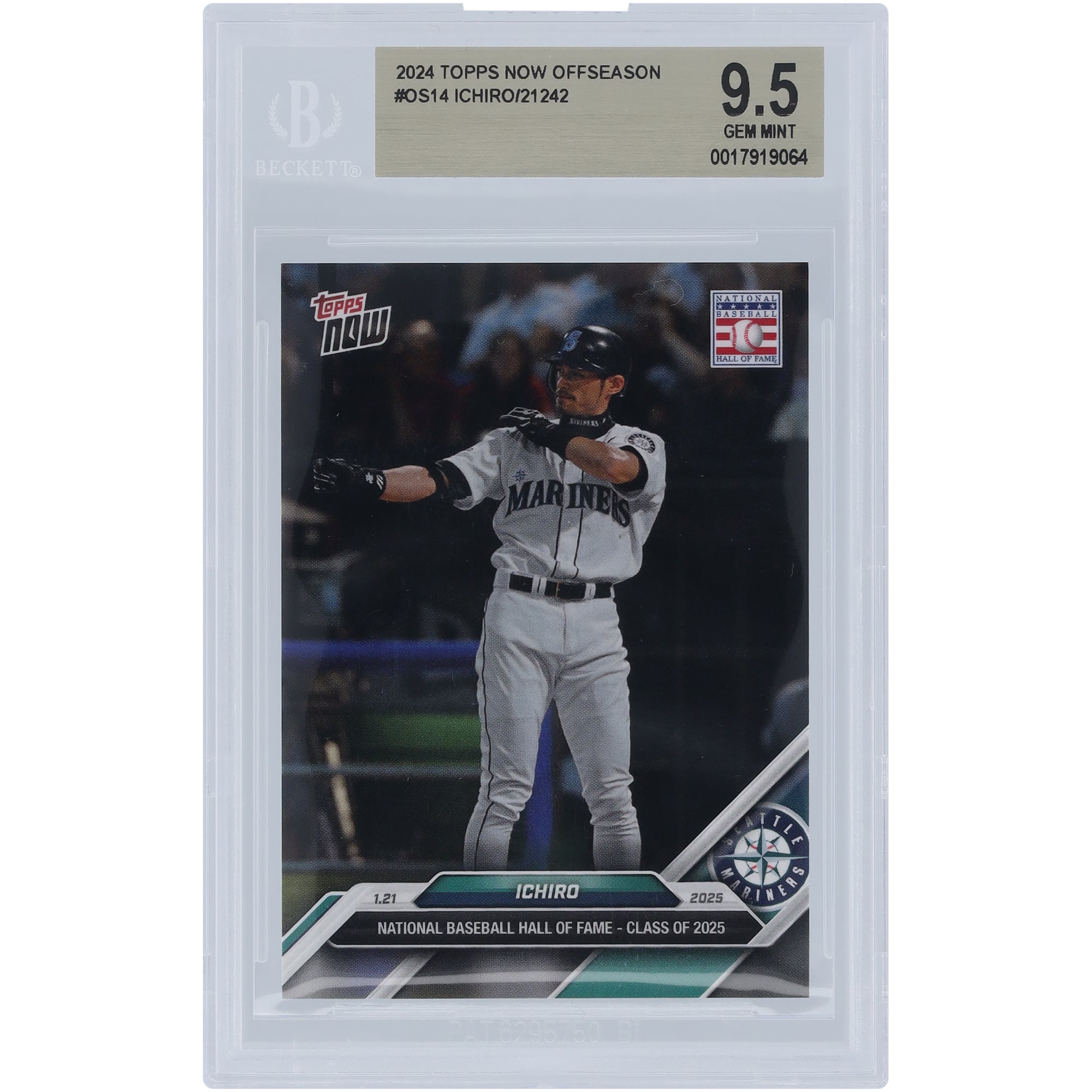 Ichiro Suzuki 2006 Topps Rookie Of The Week Baseball Card - Near Mint, HOF, 4000+ Hits