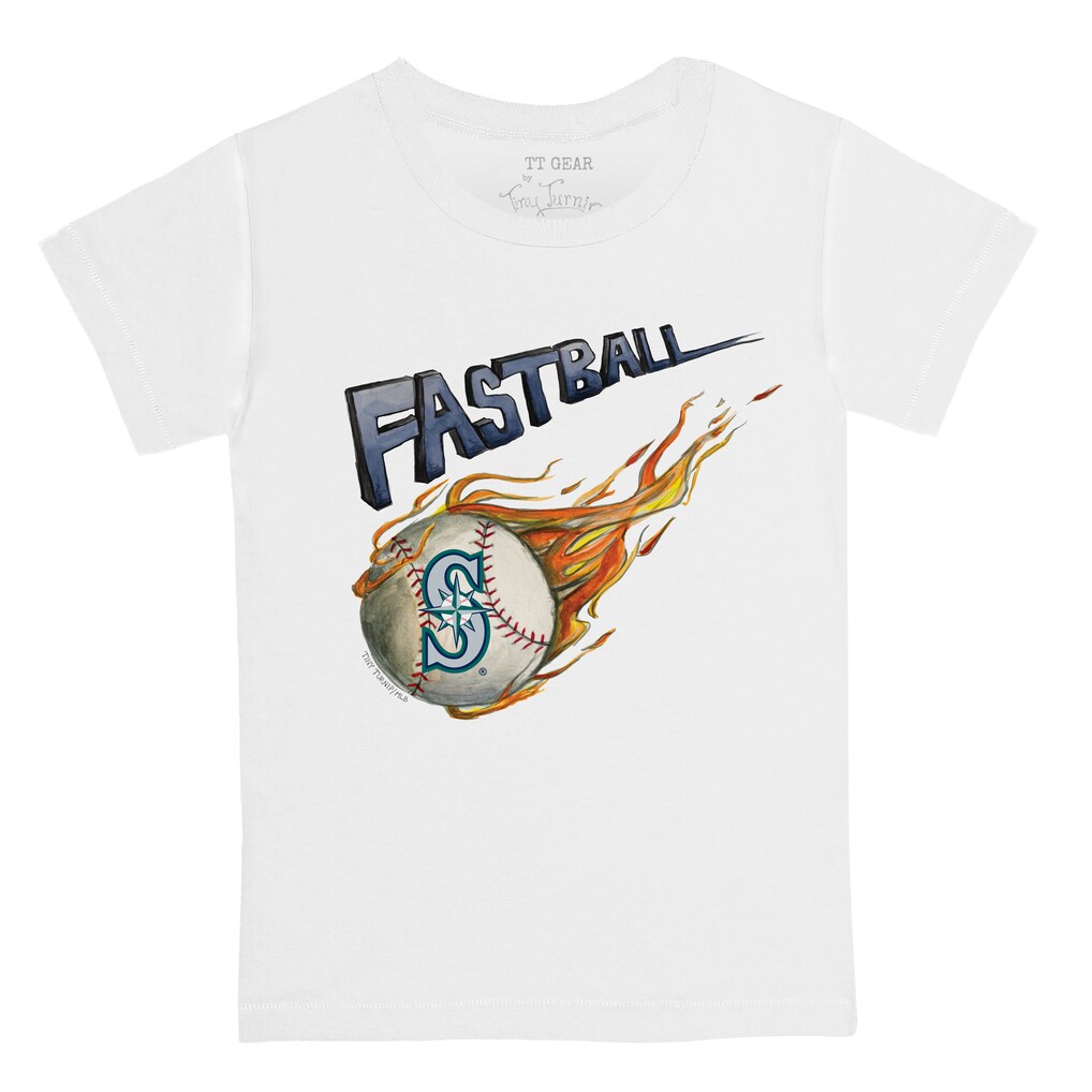 Seattle Mariners Tiny Turnip Infant Fastball T-Shirt - White