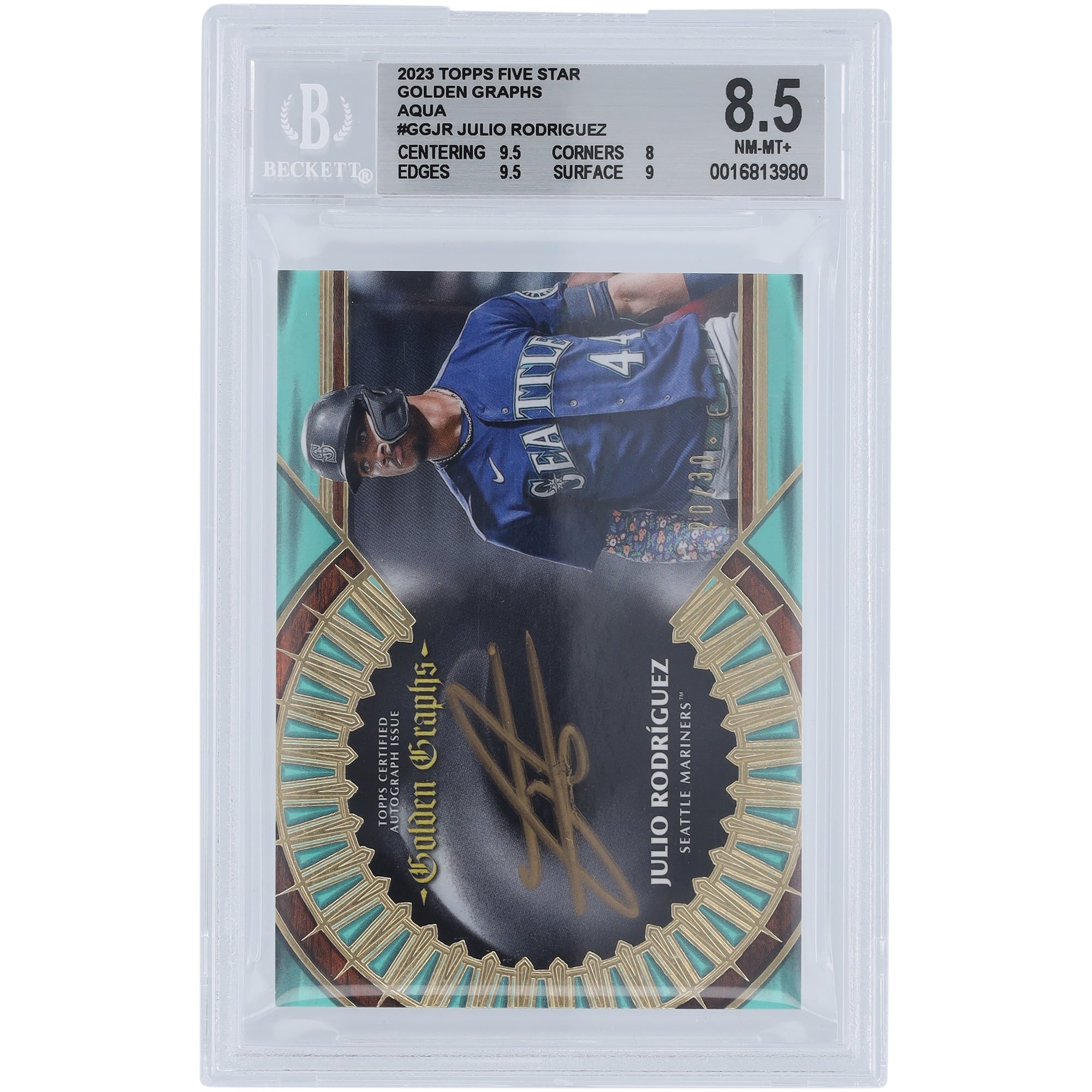 Julio Rodríguez Seattle Mariners Autographed 2023 Topps Five Star 