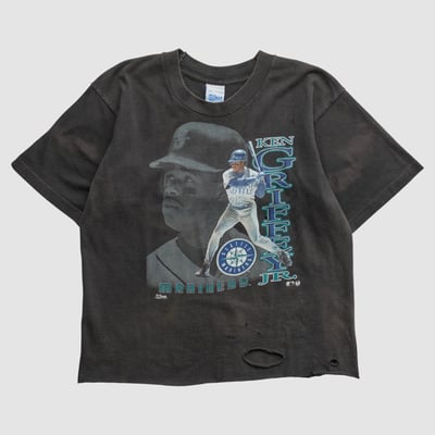 Ken Griffey Jr. Salem Sportswear 90s T-shirt - Black - S by Fanatics Real Vintage