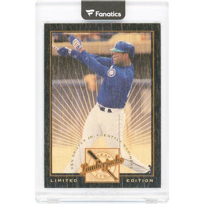 Ken Griffey Jr. Seattle Mariners 1996 Donruss Leaf Limited Edition Lumberjacks #1 #31/500 Card 