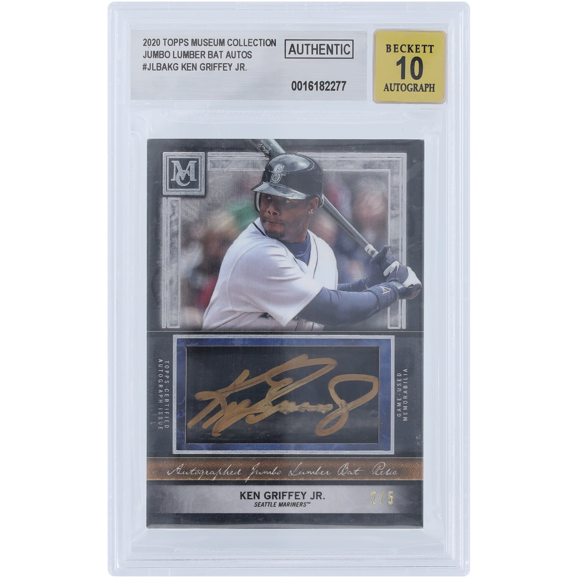 Ken Griffey Jr. Seattle Mariners Autographed 2020 Topps Museum 