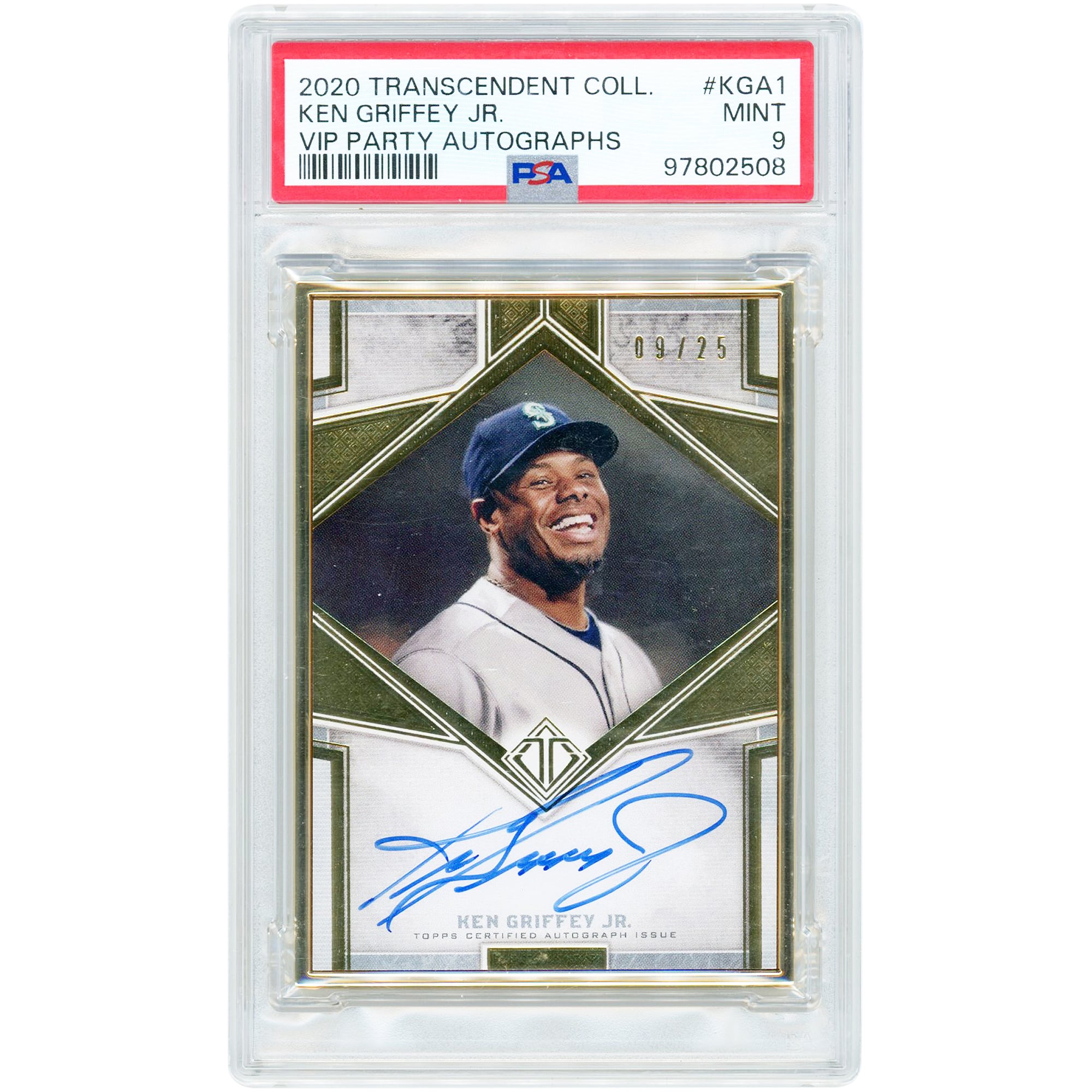 Ken Griffey Jr. Seattle Mariners Autographed 2020 Topps 