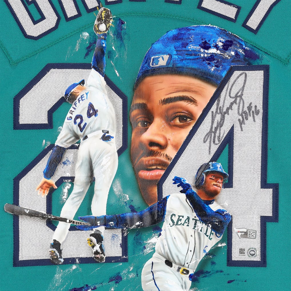 Youth Nike Ken Griffey Jr. Seattle Mariners Royal Name & Number T-Shirt