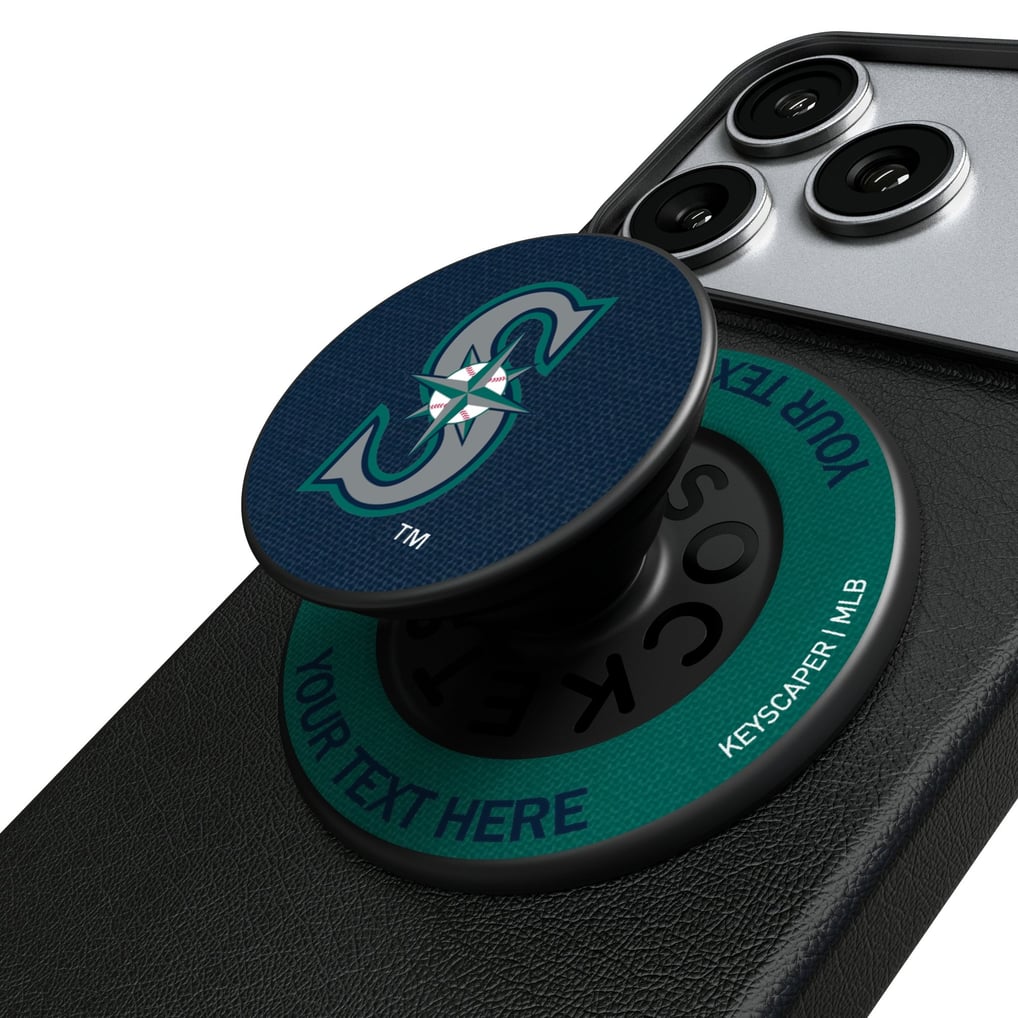 Seattle Mariners Keyscaper Personalized PopSockets Magnetic Phone Grip & Stand