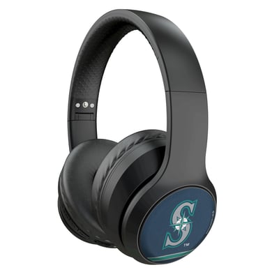 Seattle Mariners Keyscaper Stripe Wireless Bluetooth Headphones With Case