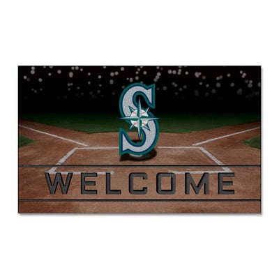 Seattle Mariners Logo Brands 18" x 30" Crumb Rubber Door Mat