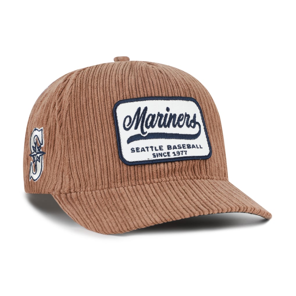  Seattle Mariners '47 Corduroy Patch Hitch Adjustable Hat - Brown