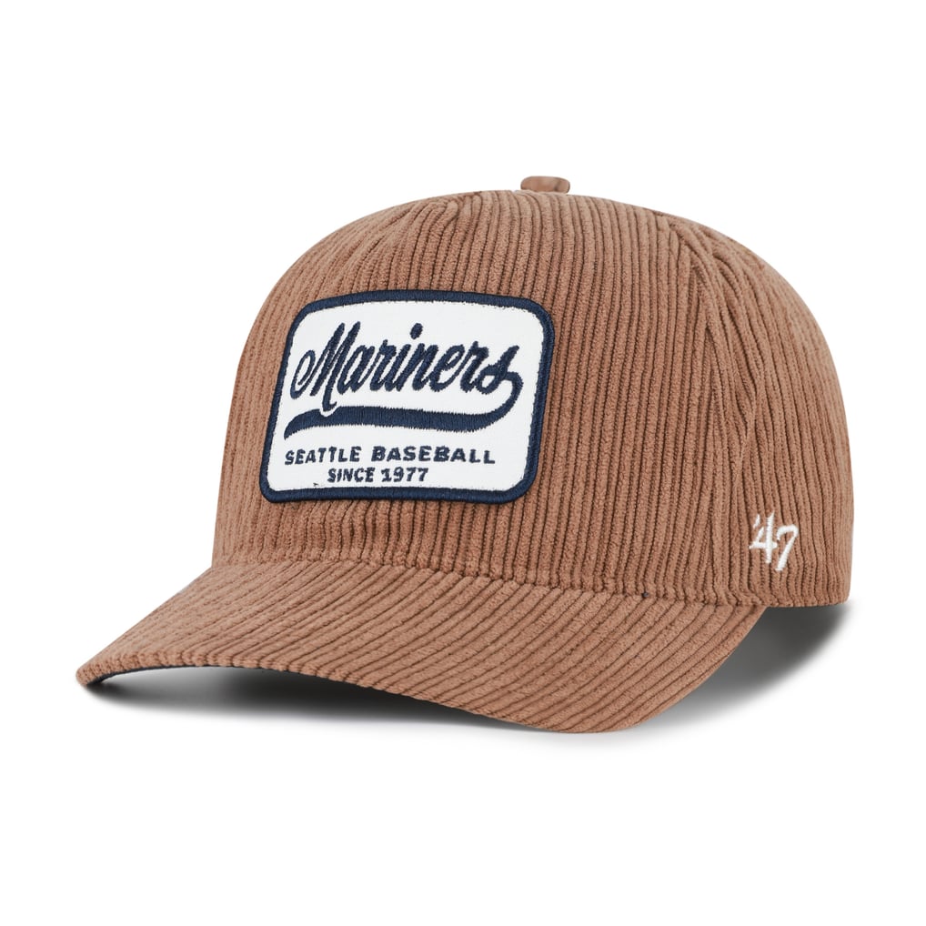  Seattle Mariners '47 Corduroy Patch Hitch Adjustable Hat - Brown