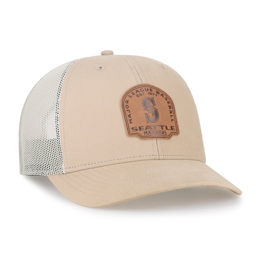  Seattle Mariners '47 Bonehide Trucker Snapback Hat - Khaki