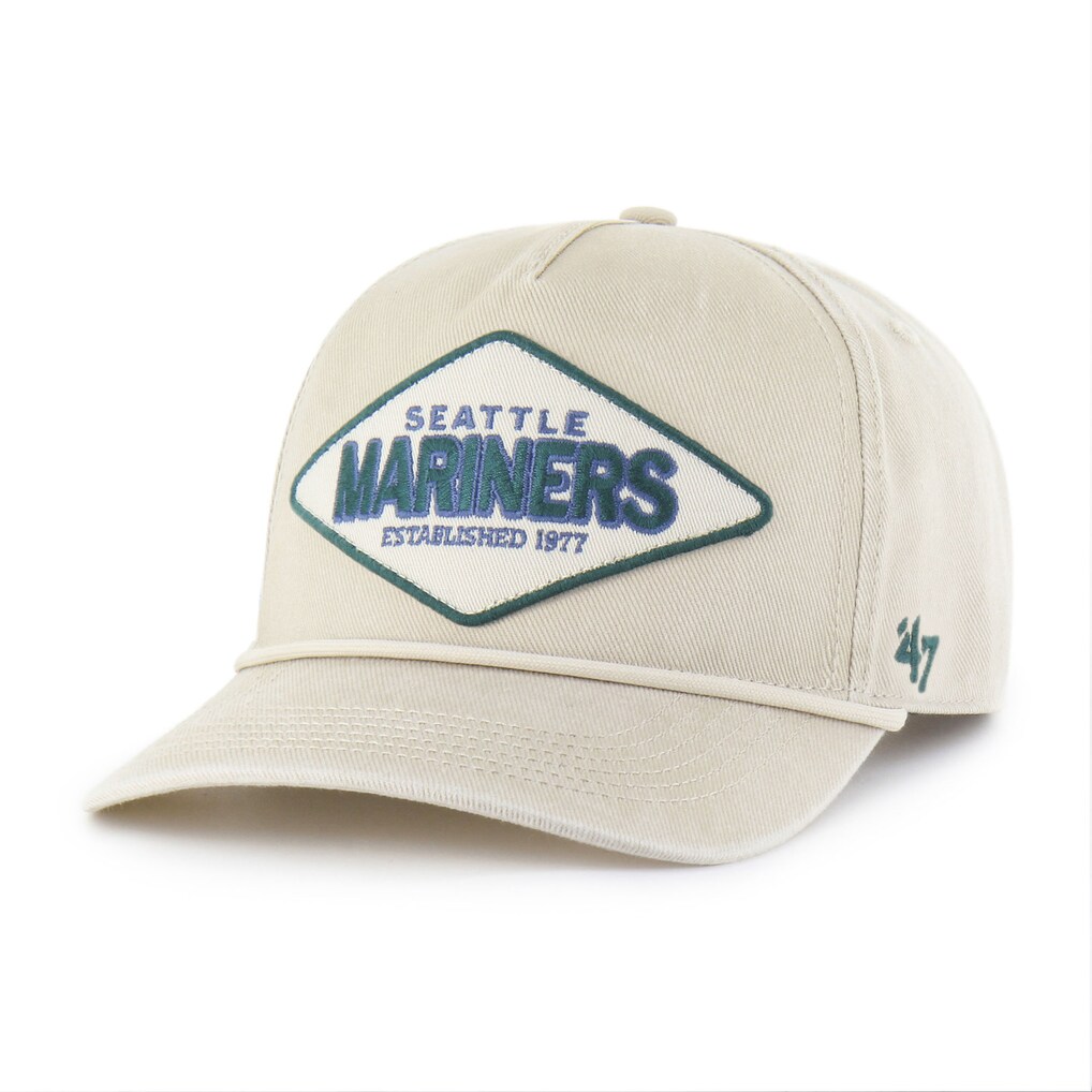 Seattle Mariners '47 Cairn Hitch Adjustable Hat - Khaki