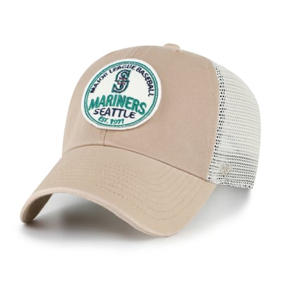  Seattle Mariners '47 Clean Up Adjustable Hat - Khaki