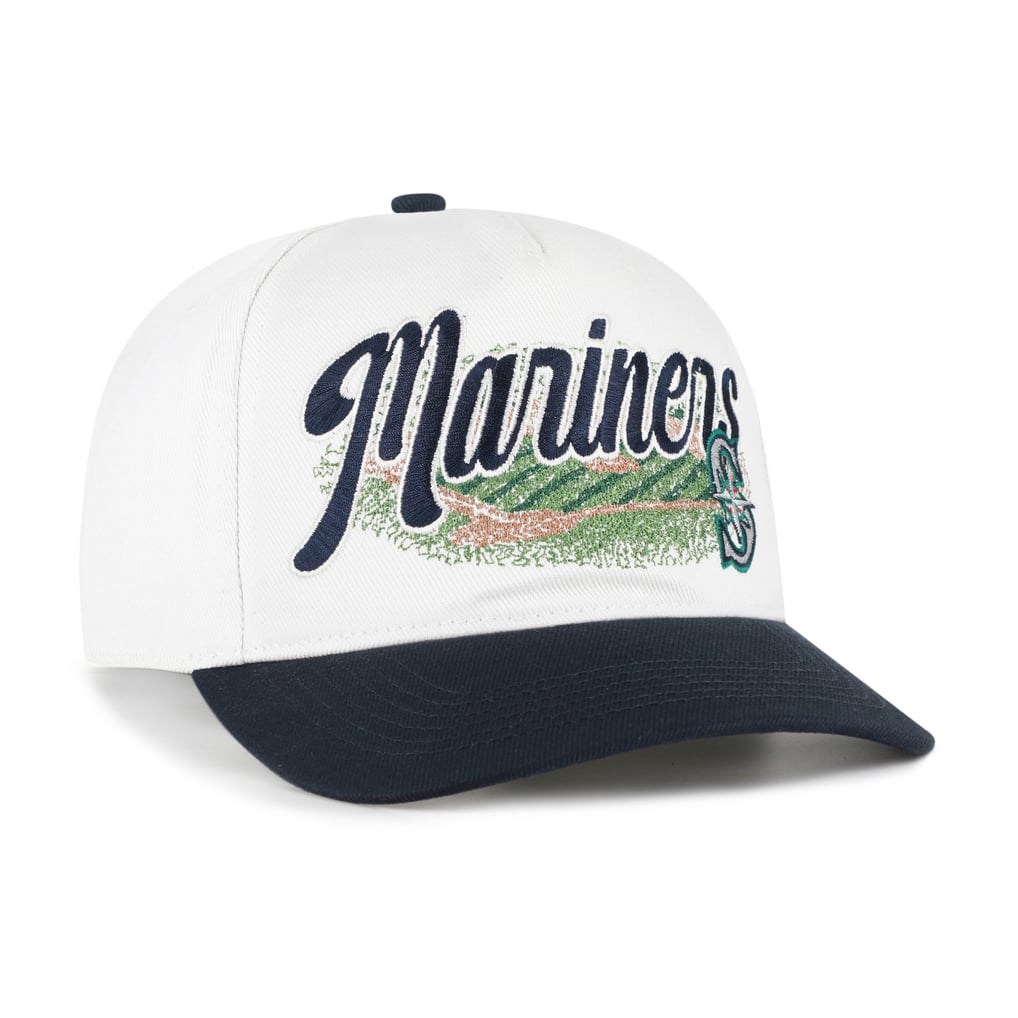 Seattle Mariners '47 Enfield Hitch Adjustable Hat - White/Navy
