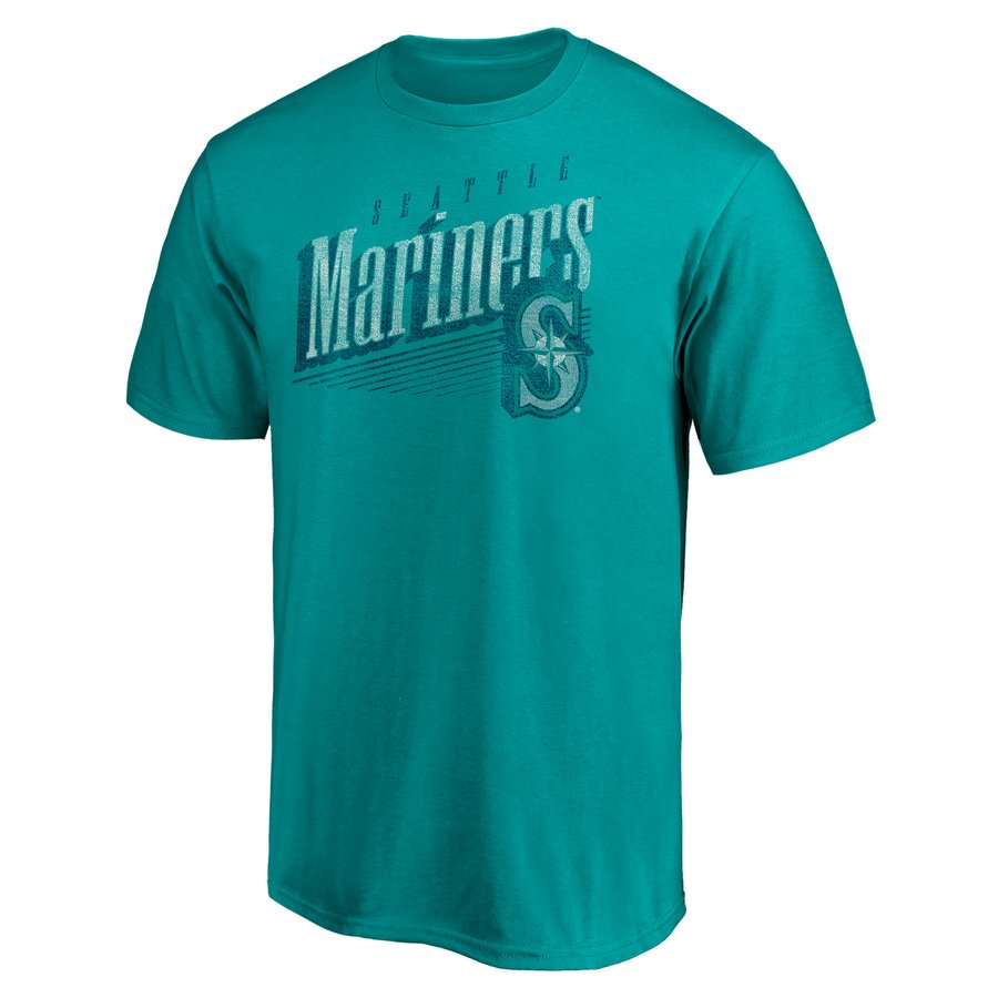 Men's Seattle Mariners Aqua Winning Streak T-Shirt