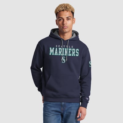  Seattle Mariners Champion Fleece Hoodie - Navy