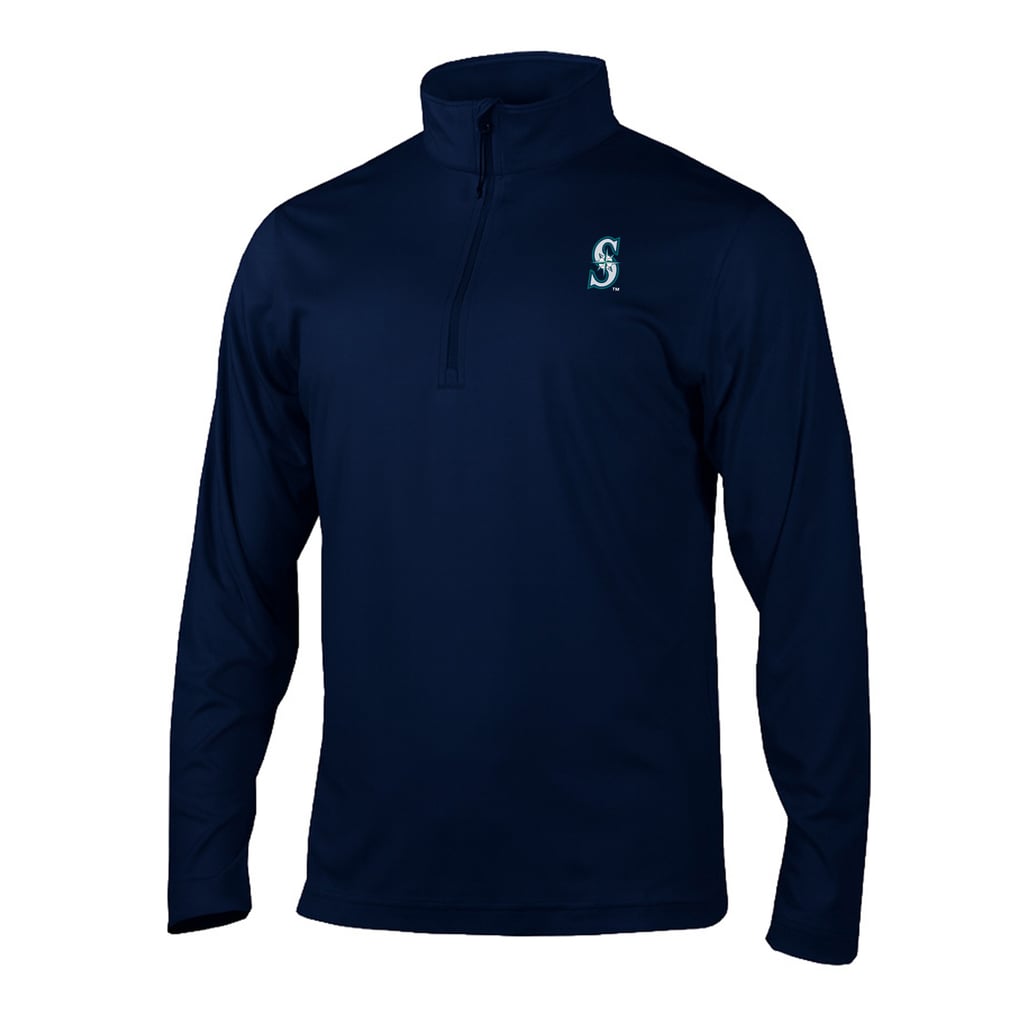 Seattle Mariners Columbia Fairway Break Quarter-Zip Pullover - Navy