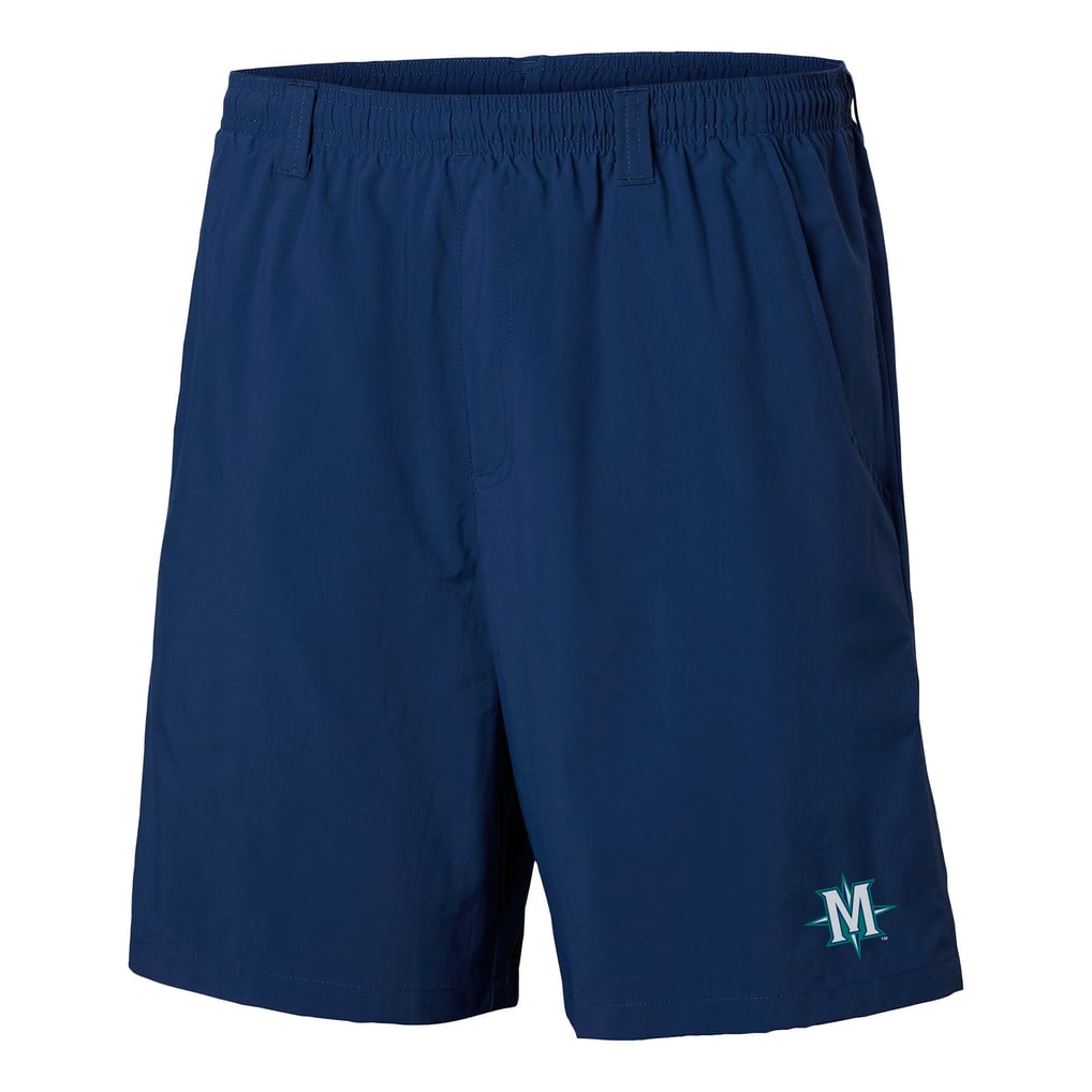  Seattle Mariners Columbia PFG Backcast III Water Shorts - Navy