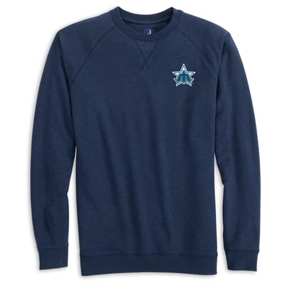 Seattle Mariners johnnie-O Freeman Fleece Tri-Blend Sweatshirt - Navy