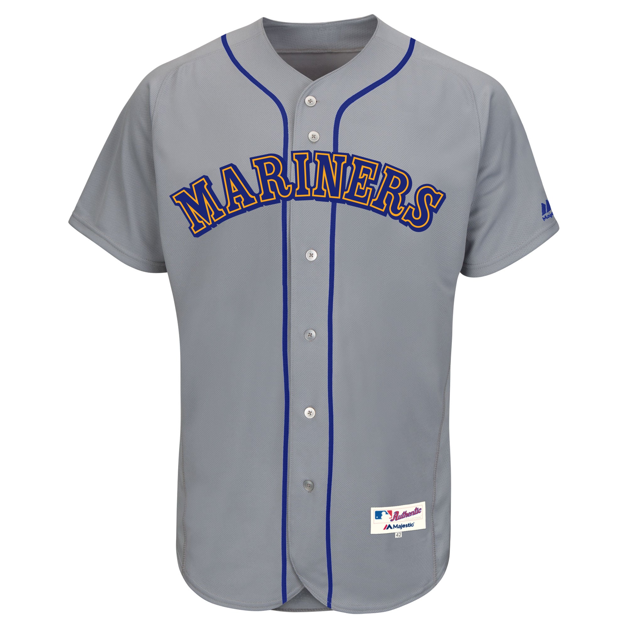 Men's Seattle Mariners Majestic Gray 1989 Turn Back the Clock