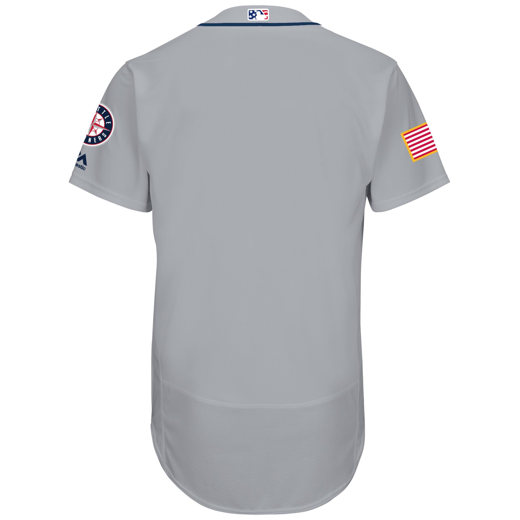 Men's Seattle Mariners Majestic Gray 2017 Stars & Stripes