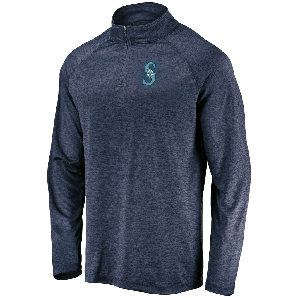 Men's Seattle Mariners Majestic Navy Contenders Welcome Quarter-Zip ...