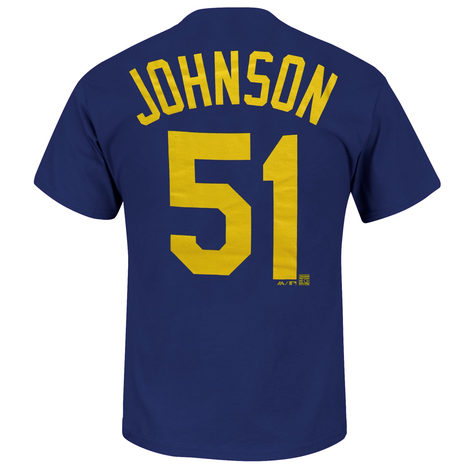 Men's Seattle Mariners Randy Johnson Majestic Royal Blue