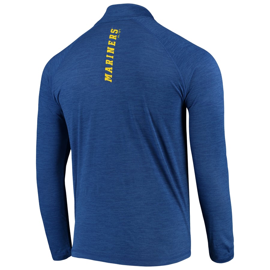 Men's Seattle Mariners Majestic Royal Contenders Welcome Quarter-Zip ...