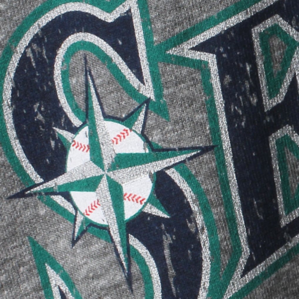 Hisashi Iwakuma Seattle Mariners Majestic Threads Premium Tri-Blend Name & Number T-Shirt - Gray
