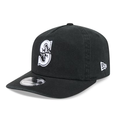 Seattle Mariners New Era 19TWENTY Adjustable Hat - Black