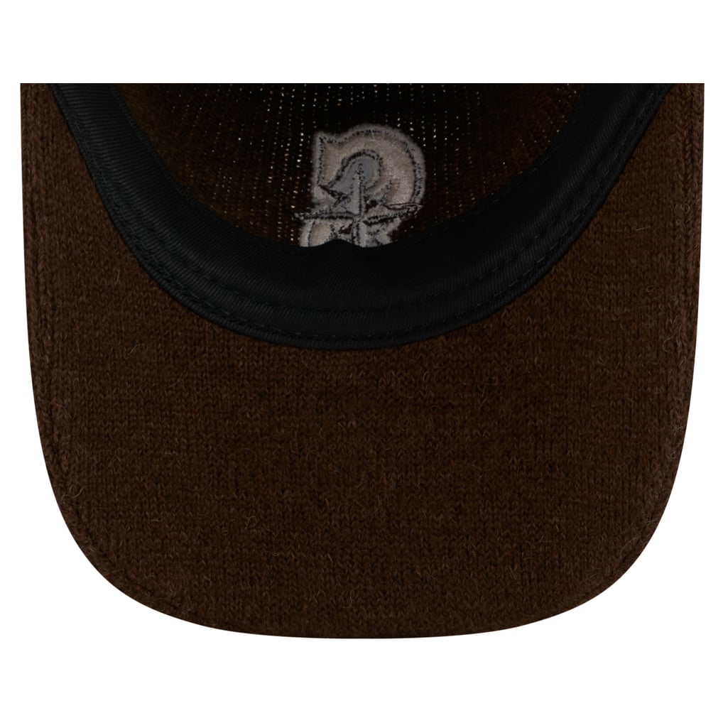  Seattle Mariners New Era Open Market Wool 9TWENTY Adjustable Hat - Brown