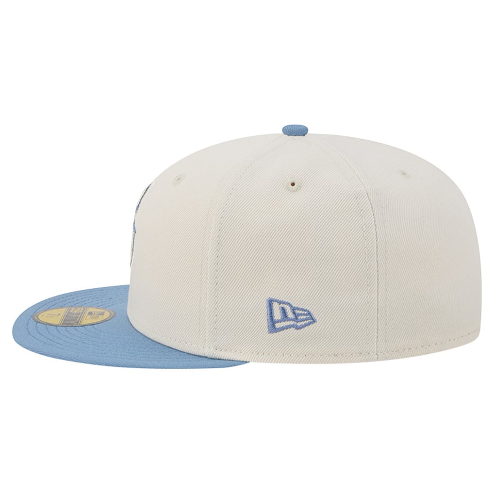 Seattle Mariners New Era Color Pack 59FIFTY Fitted Hat - Cream/Light Blue