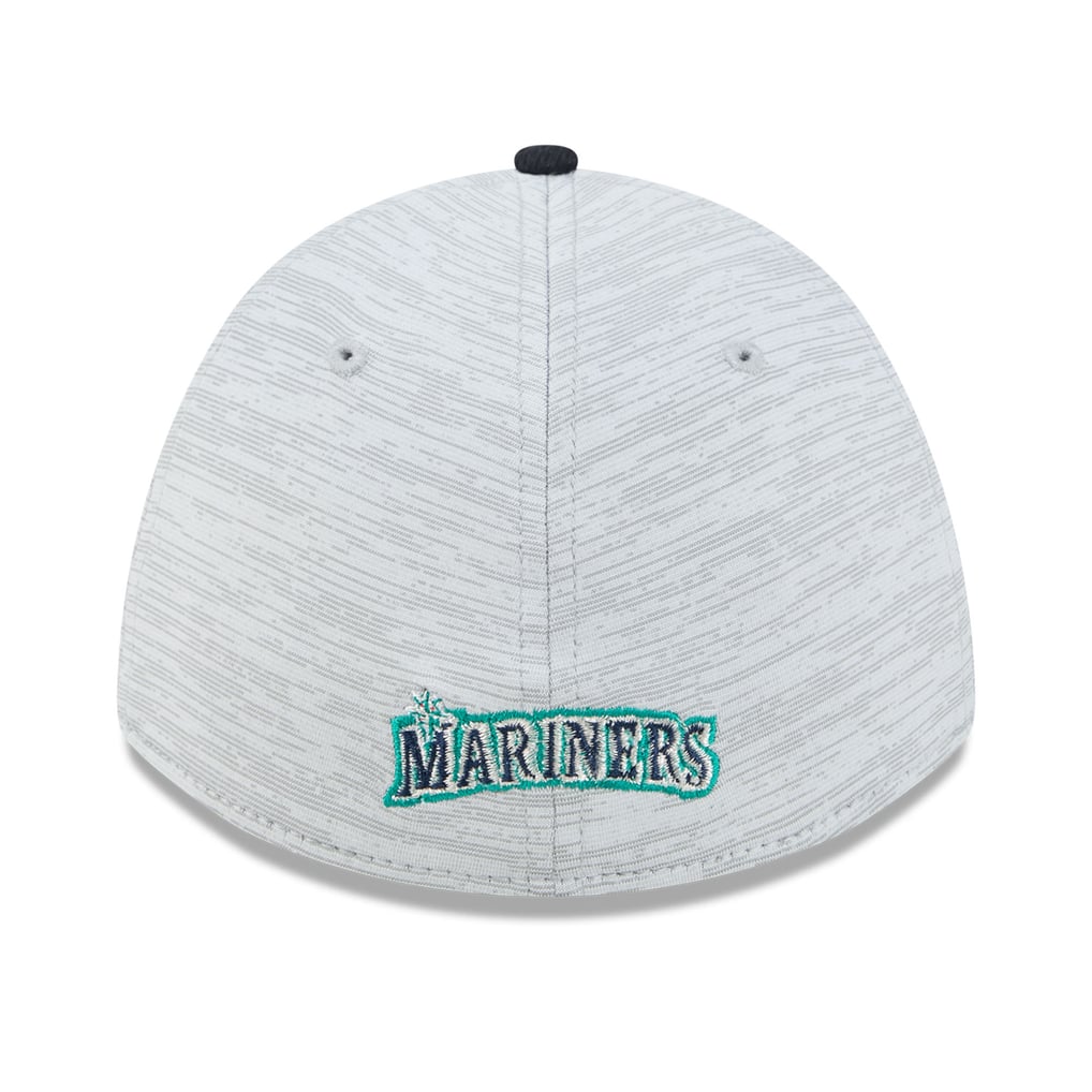  Seattle Mariners New Era Men's Tech 39THIRTY A-Frame Flex Hat - Gray/Navy