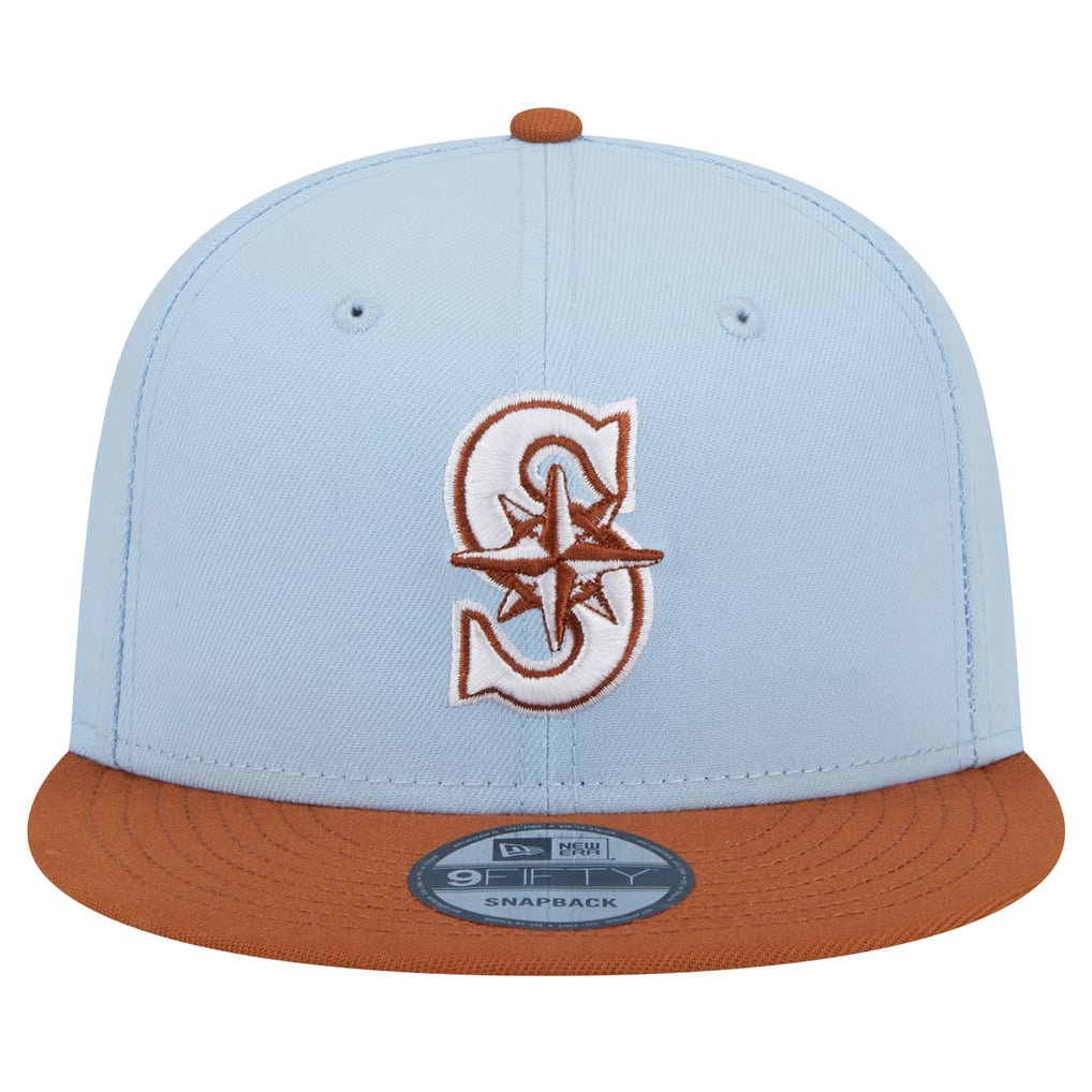 Men's Seattle Mariners New Era Light Blue Spring Color Two-Tone 9FIFTY ...
