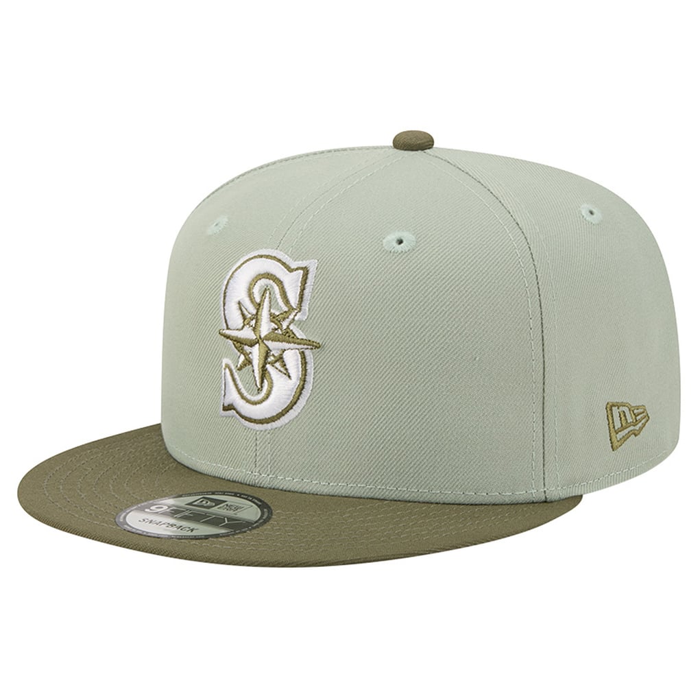 Seattle Mariners New Era Color Pack 9FIFTY Snapback Hat - Light Green/Olive