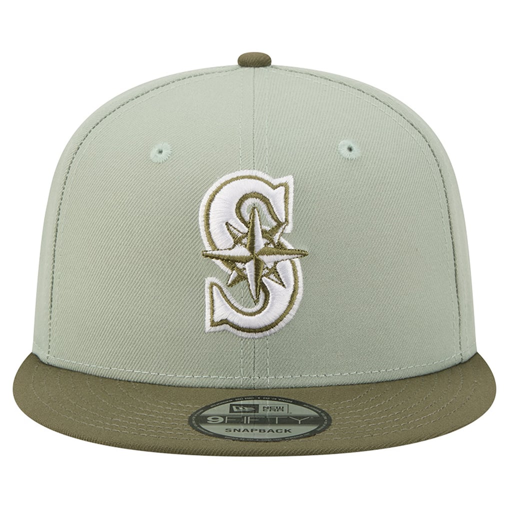 Seattle Mariners New Era Color Pack 9FIFTY Snapback Hat - Light Green/Olive