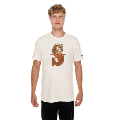 Seattle Mariners New Era Pumpkin Spice T-Shirt - Natural