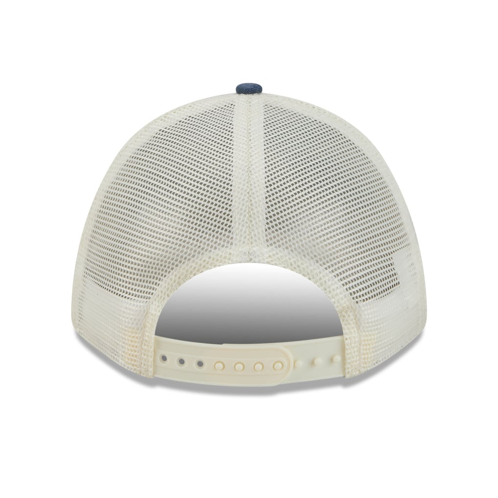  Seattle Mariners New Era Fan 9FORTY A-Frame Trucker Adjustable Hat - Navy